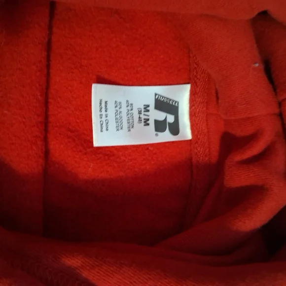 Alabama Crimson Tide Russell Athletics Hooded Sweatshirt Size M - Picture 5 of 6